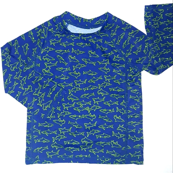 NEW- Boys 2pc Rashguard / Swimming trunks/Shorts - Picture 4 of 14